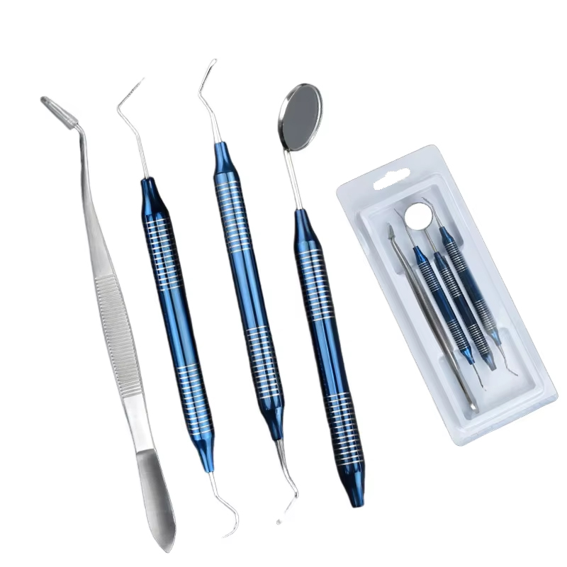 5Set Dental Oral Cleaning Kit  - đánh giá và giá Dental Mirror Probe