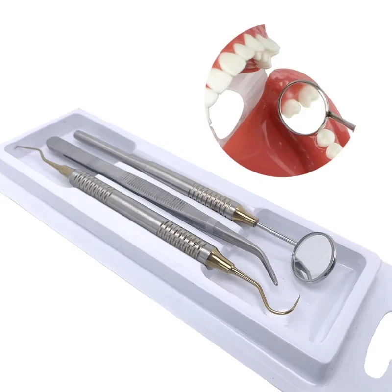 5set Dentist Tools Set Stainle - đánh giá và giá Dental Mirror Probe