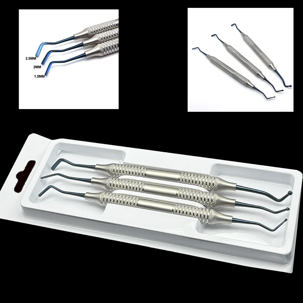 3Piece Dental Composite Resin  - đánh giá và giá Dental Mirror Probe