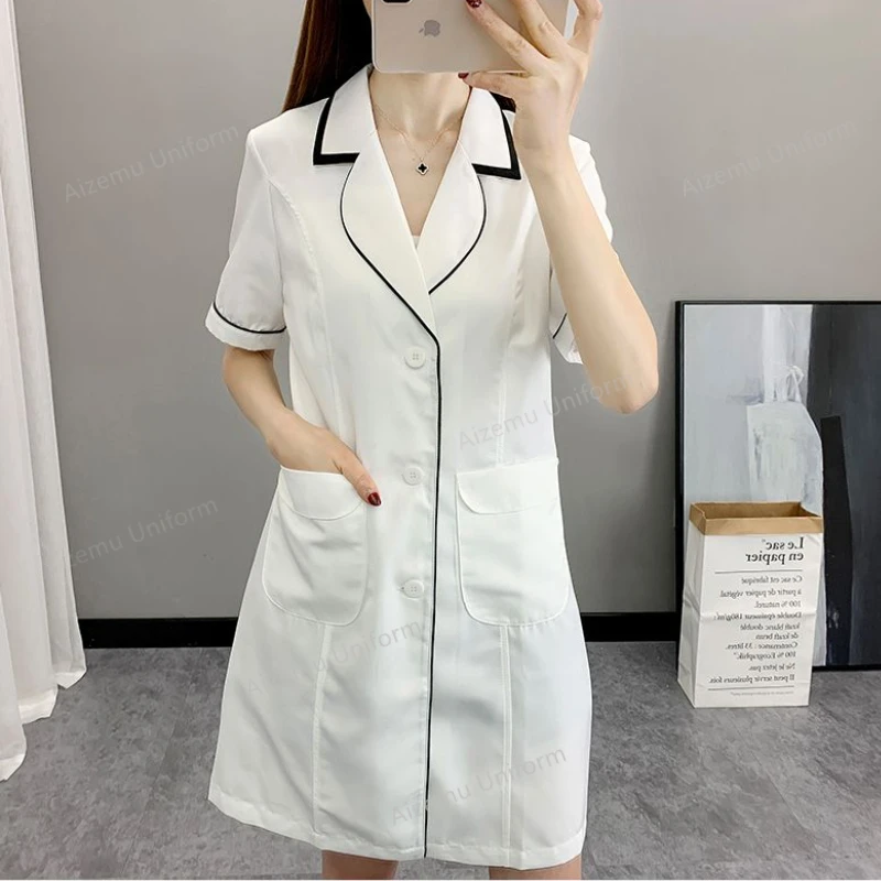 Women Short Spa Uniforms logo  - đánh giá và giá Medical Lab Logo